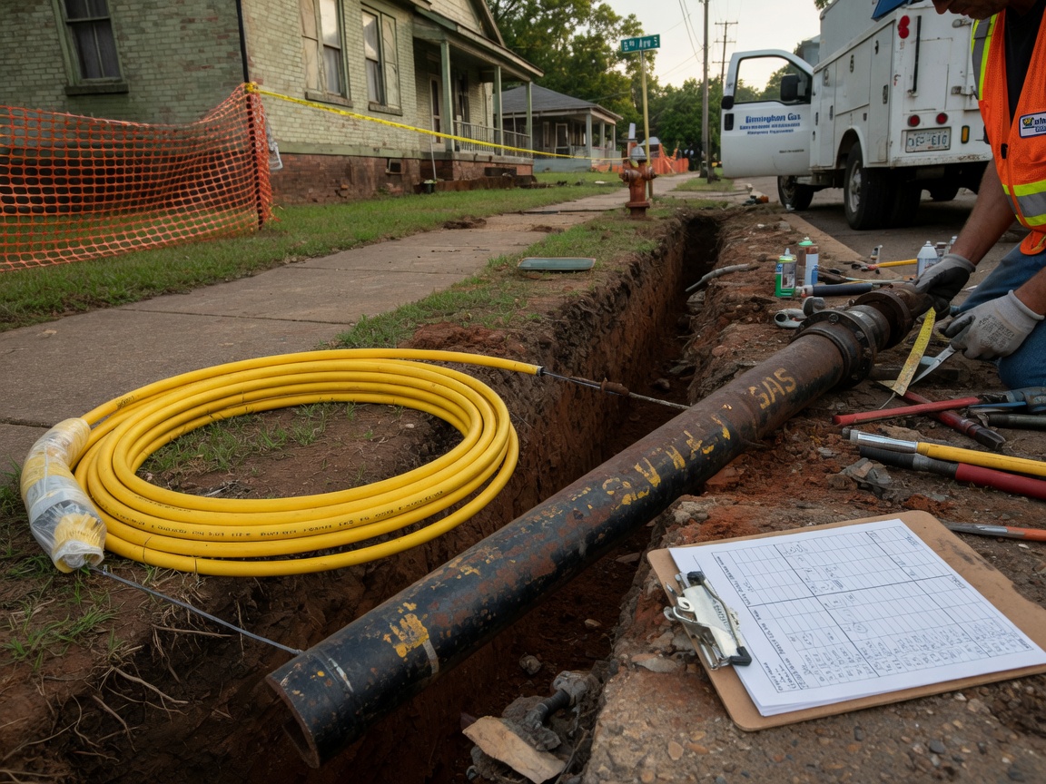 Cost Guide For Replacing Old Gas Lines In Birmingham