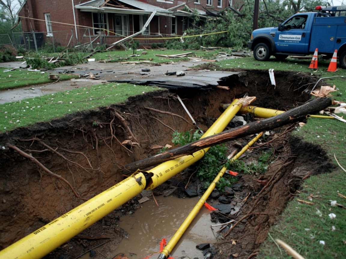 How Storm Damage Affects Underground Gas Pipes
