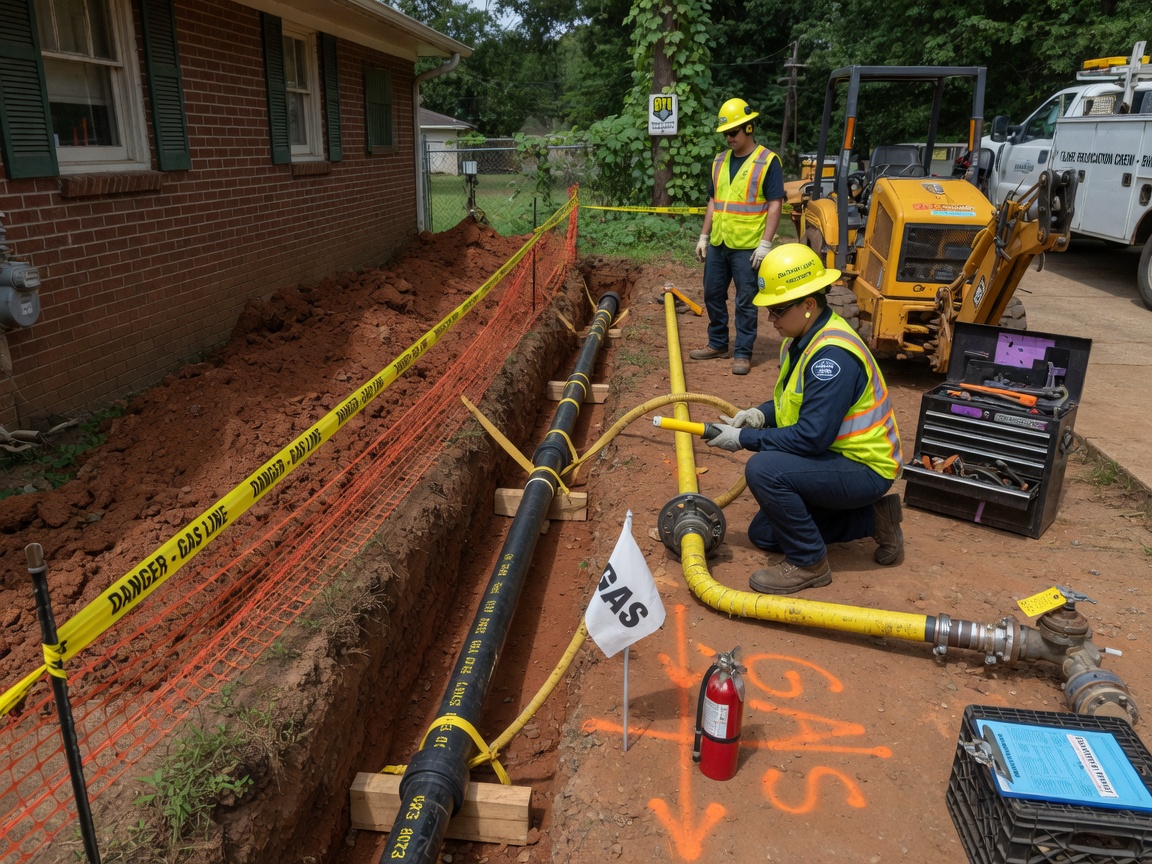How To Safely Relocate A Gas Line On Your Property